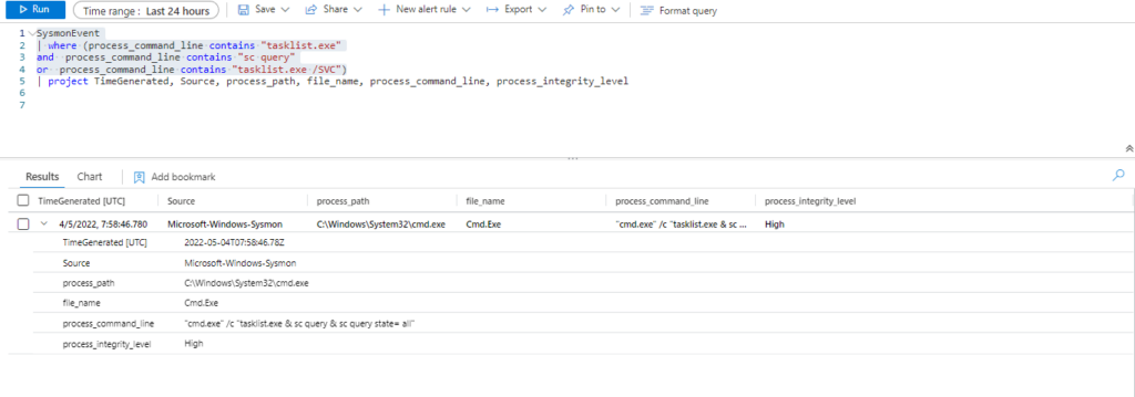 Emulación de ataques mediante Atomic Red Team y Detección con Azure Sentinel Parte 2  (ATT&CK T1006, T1007, T1010, T1012)