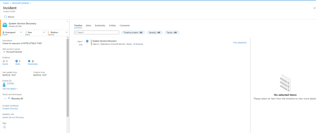 Emulación de ataques mediante Atomic Red Team y Detección con Azure Sentinel Parte 2  (ATT&CK T1006, T1007, T1010, T1012)
