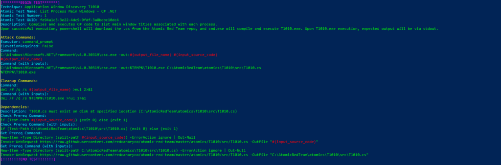 Emulación de ataques mediante Atomic Red Team y Detección con Azure Sentinel Parte 2  (ATT&CK T1006, T1007, T1010, T1012)