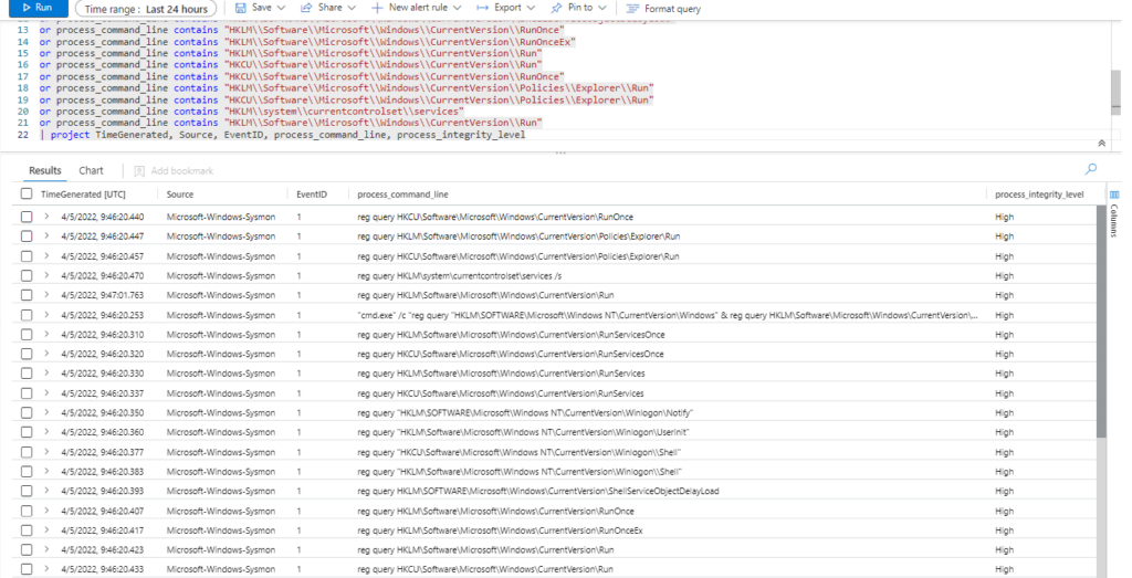 Emulación de ataques mediante Atomic Red Team y Detección con Azure Sentinel Parte 2  (ATT&CK T1006, T1007, T1010, T1012)