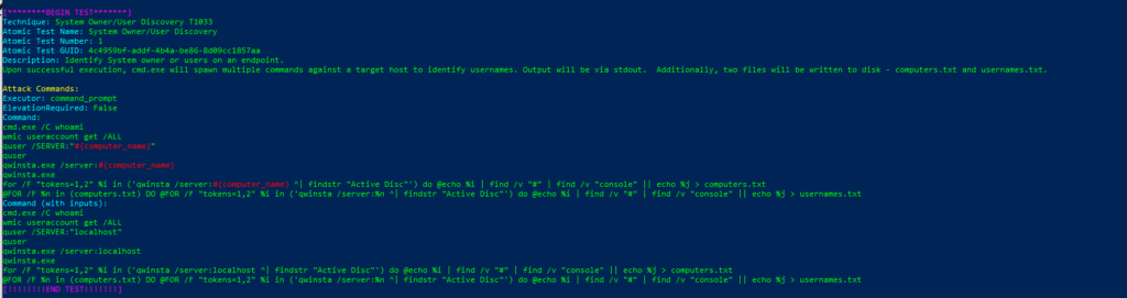 Emulación de ataques mediante Atomic Red Team y Detección con Azure Sentinel Parte 7 (ATT&CK T1033, T1036)