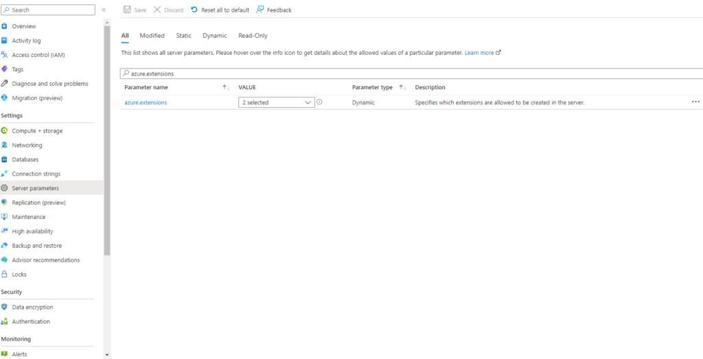 Instalar extensiones en Azure Database for PostgreSQL flexible server