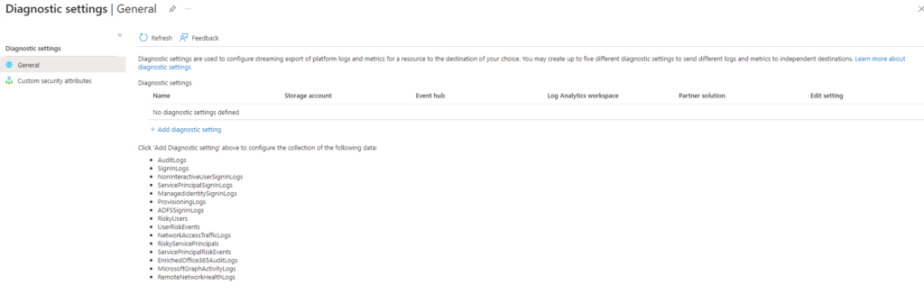 Cómo enviar registros de Entra ID a Log Analytics