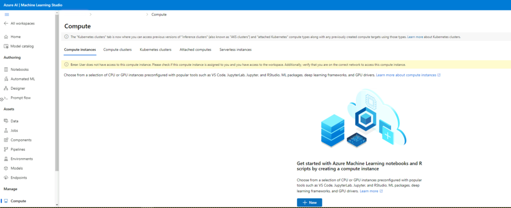 Cómo Desplegar un Compute en Azure Machine Learning