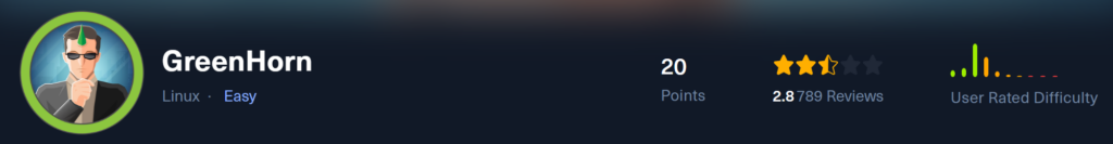 HackTheBox – GreenHorn Writeup
