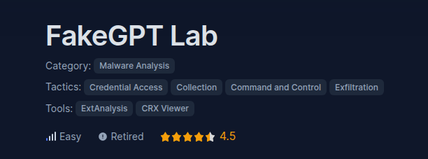 Cyberdefenders – FakeGPT Lab writeup