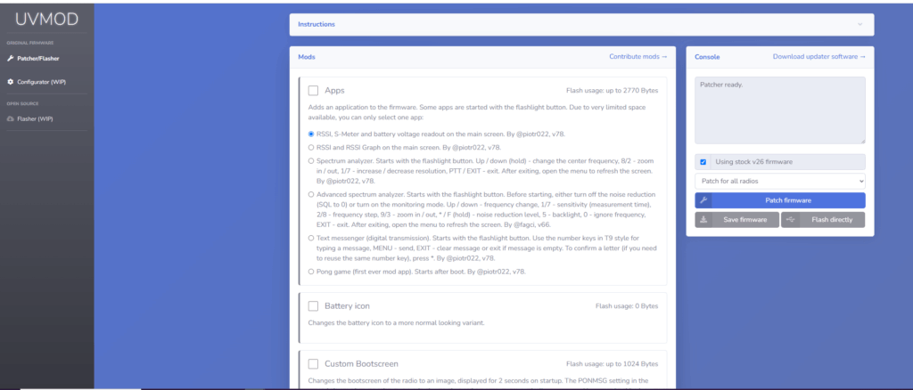 Manual para Actualizar el Firmware del Quansheng UV-K5 / UV-K5(8) / UV-K6